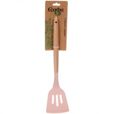Лопатка с прорезями силиконовая CooKstyle розовая 312-0846