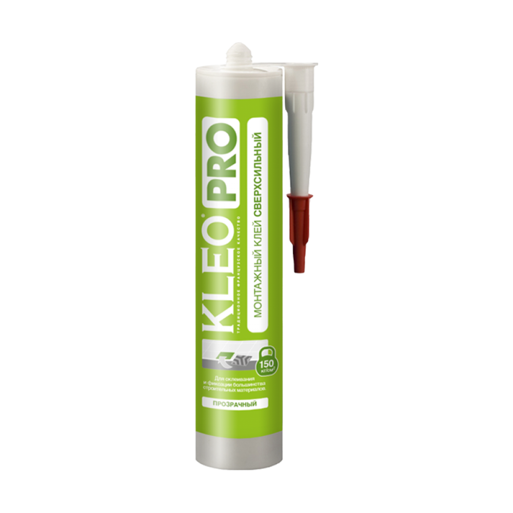 Клей монтажный Прозрачный Сверхсильный KLEO PRO 300гр.