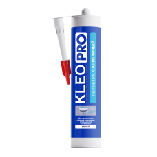 Герметик силиконовый Санитарный Белый KLEO PRO 280мл.