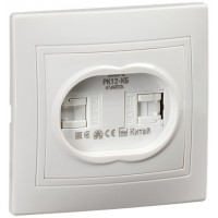 Розетка 2-я компьютерная РК12-КБ Кварта