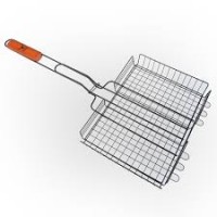 Решетка гриль антипригарная глубокая 450*250 см 862-243