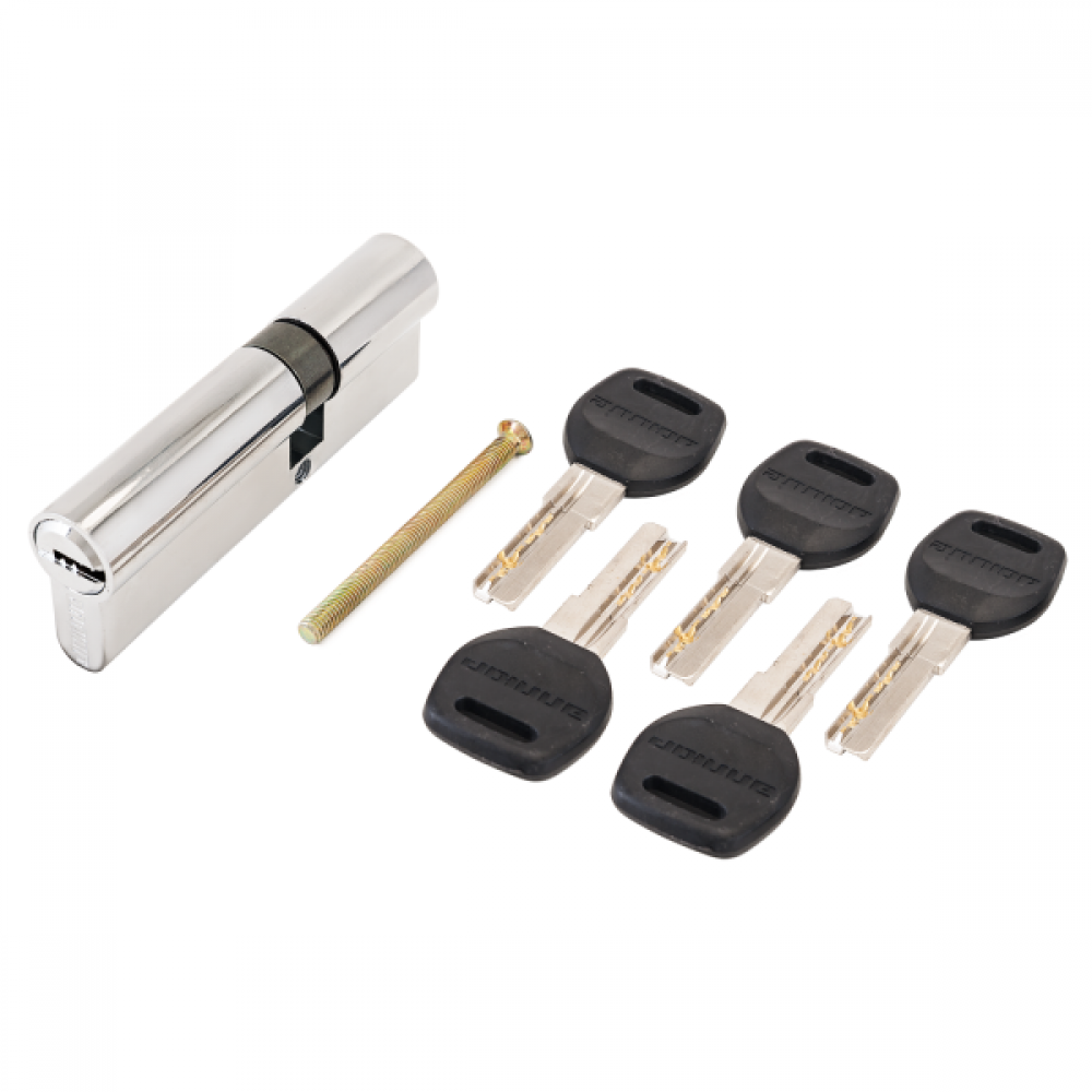 Цилиндровый механизм Аллюр HD F 90 (35х55)  перекод.перфокл. хром 16256