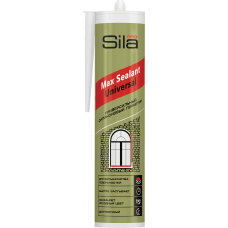 Герметик силиконовый универсальный  антрацит Sila Pro Max Sealant 280мл. 