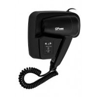 Фен д/волос с бок.креплением с розеткой 1200W черный 6813