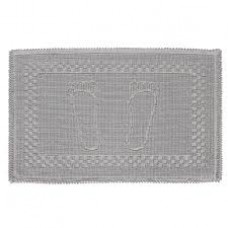 Коврик для ванной Ножки 60х40см хлопок серый