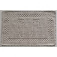 Коврик для ванной Ножки 60х40см хлопок экрю