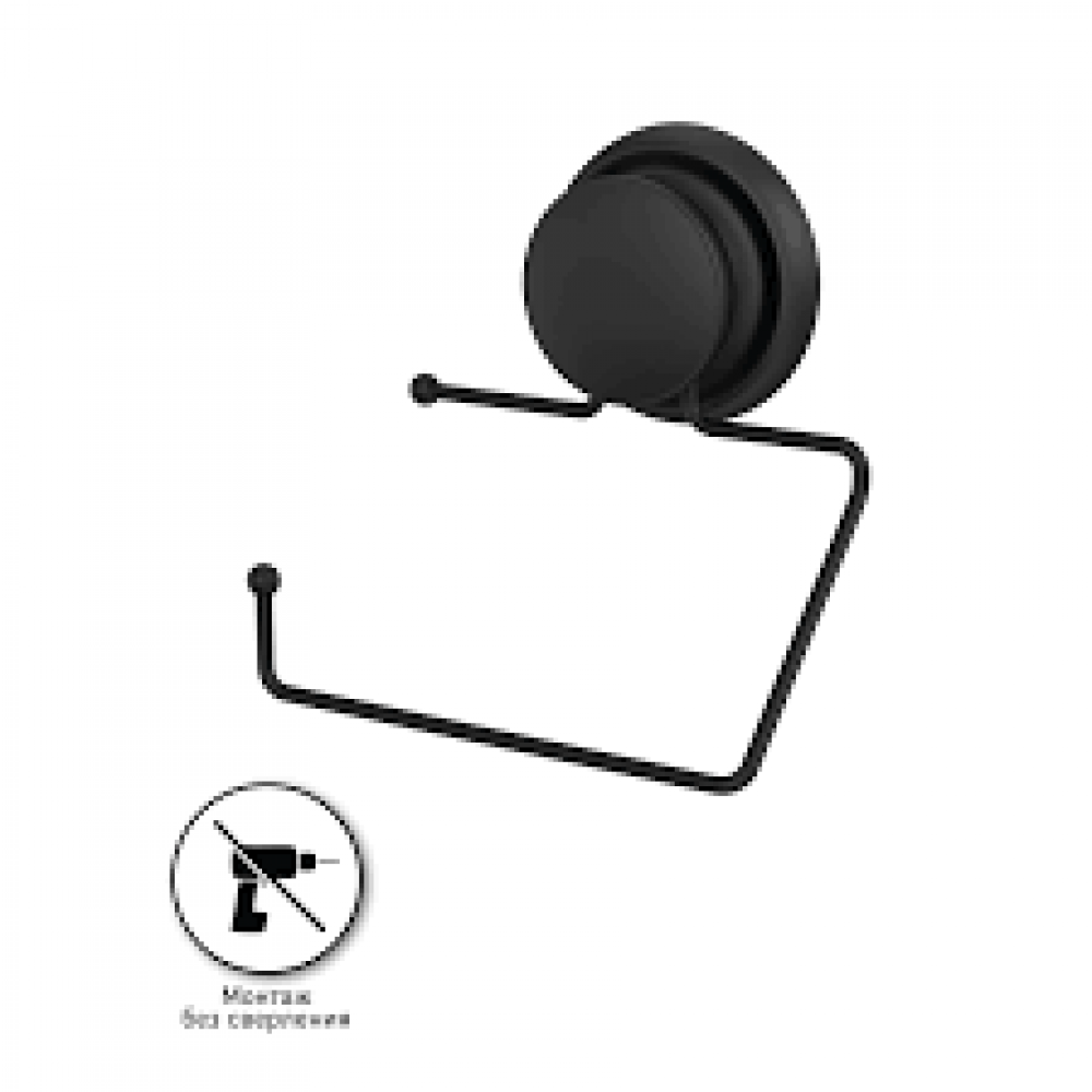 Держатель д/т.бумаги FORA Grafit на вакуумной присоске черный FOR-GRA016 Держатель д/т.бумаги FORA Grafit на вакуумной присоске черный FOR-GRA016