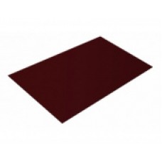 Лист оцинк Poliester RAL 3005 вишня 0,35мм (1,25м*2м) 1шт=2,5м2 в пленке