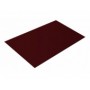 Лист оцинк Poliester RAL 3005 вишня 0,35мм (1,25м*2м) 1шт=2,5м2 в пленке