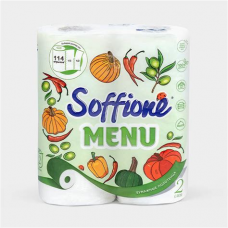 Полотенце бумажное Soffione.Menu 2х слойное