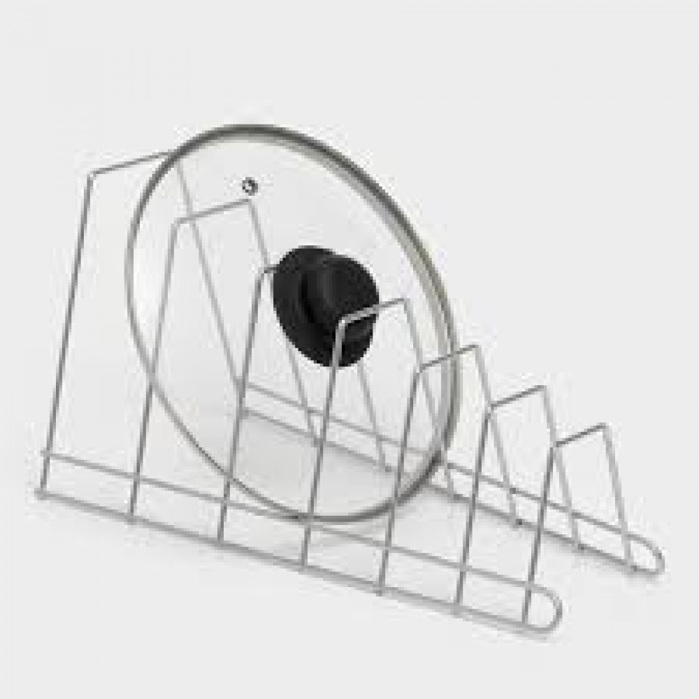 Подставка для крышек 16х18х34см BOSITO хром 103694