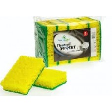 Губка для посуды ЧистоДел пенный эффект 5 шт 597-163
