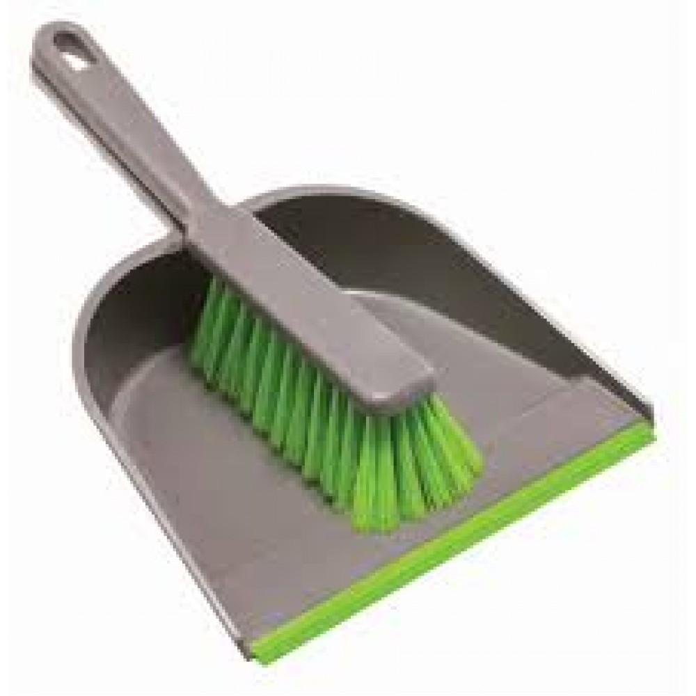 Совок с резинкой+метелка Йорк 6202