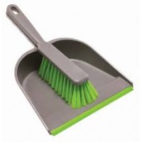 Совок с резинкой+метелка Йорк 6202