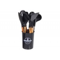 Набор кухонных принадлежностей 12шт Felicita серый 312-1050