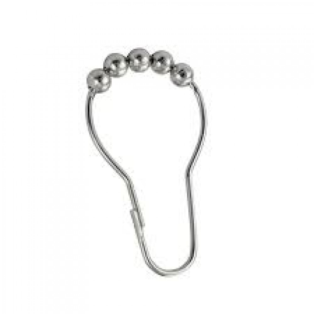 Кольца для штор хром из нержавеющей стали (компл.12шт) 75005 Кольца для штор хром из нержавеющей стали (компл.12шт) 75005