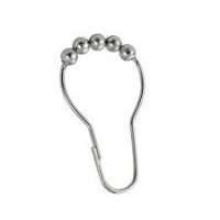 Кольца для штор хром из нержавеющей стали (компл.12шт) 75005