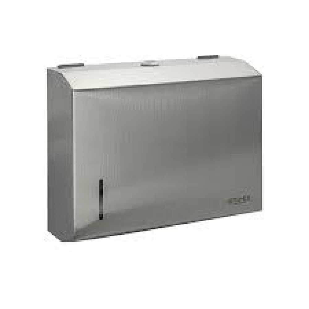 Диспенсер для бум. полотенца Z сложения с ключом нерж. сталь BRIMIX (9901)