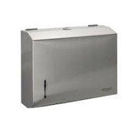 Диспенсер для бум. полотенца Z сложения с ключом нерж. сталь BRIMIX (9901)