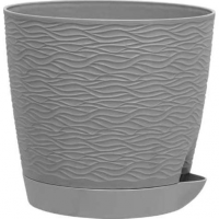 Кашпо Блюз 1,5л Серый жемчуг КШ-9782