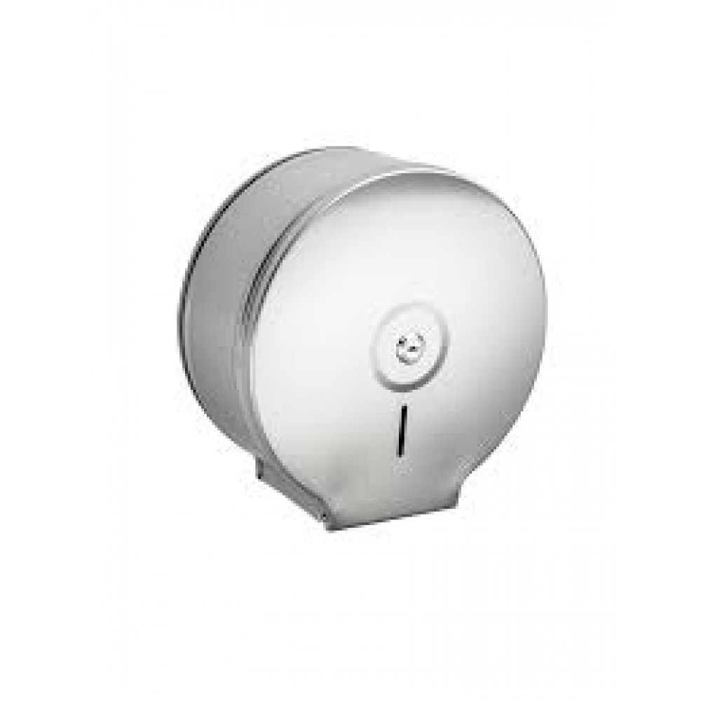 Диспенсер для туал.бумаги-барабан с ключом нерж. сталь BRIMIX (920)