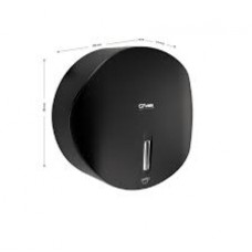 Диспенсер для туал.бумаги-барабан с ключом, глазком пластик черный GFmark  (9152)