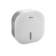 Диспенсер для туал.бумаги-барабан с ключом, глазком пластик белый GFmark (9162) Диспенсер для туал.бумаги-барабан с ключом, глазком пластик белый GFmark (9162)