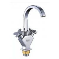 Смеситель для умывальника POTATO силумин маховик P1073