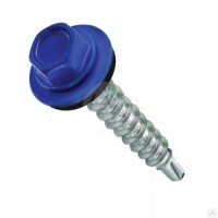 Саморез кровельный 4,8*19 RAL 5005 Синий (уп. 25штук) 