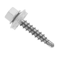 Саморез кровельный 4,8*19 RAL 9003 Белый (уп. 25штук)