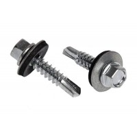 Саморез кровельный 4,8*35 Цинк (уп.  4штук) 090751 ХХХХХХХХХХХХХ