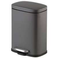 Ведро для мусора с микролифтом 5л серый Delphinium 101217