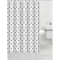 Шторка для ванной 180*180 п/э Альфа Delphinium 12 колец 104275