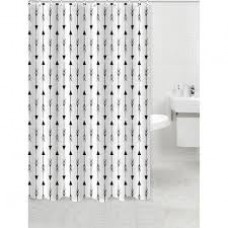 Шторка для ванной 180*180 п/э Альфа Delphinium 12 колец 104275