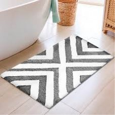 Коврик для ванной Delphinium Линия микрофибра 50х80 графит