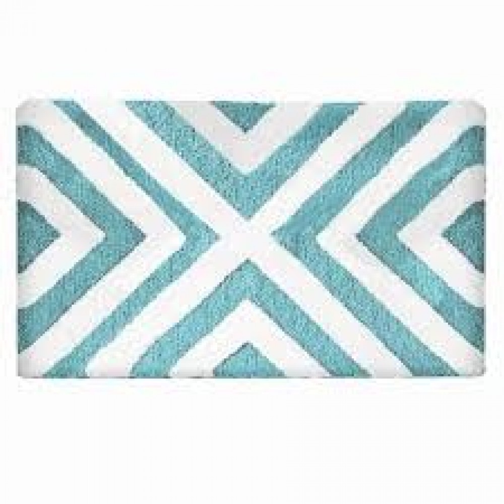 Коврик для ванной Delphinium Линия микрофибра 50х80 мятный Коврик для ванной Delphinium Линия микрофибра 50х80 мятный