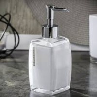 Дозатор для жидкого мыла пластик White cristal Delphinium 106065
