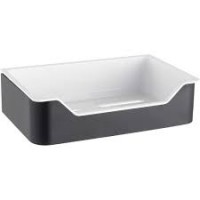 Полка настенная 1 ярус Zenfort B022B черный матовый