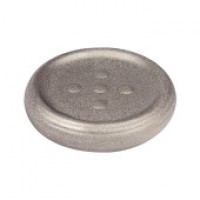 Мыльница керамика Zenfort Silver/106677