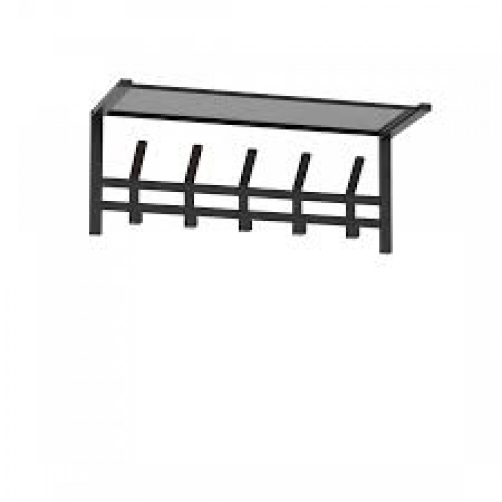 Вешалка с полкой ТОРОНТО 21 черный ВСПТ21Ч