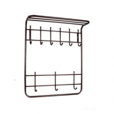 Вешалка 2 яруса 60 черный ВСП8Ч