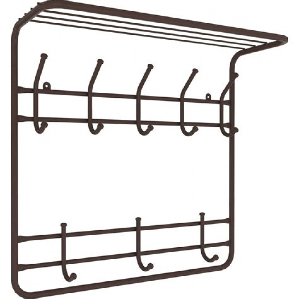 Вешалка 2 яруса 60 коричневый ВСП8КОР