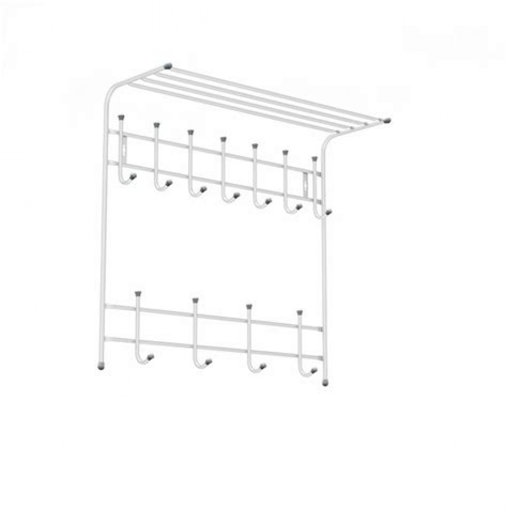 Вешалка 2 яруса 60 белый ВСП8Б