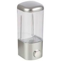 Дозатор д/жидк.мыла 450мл Рыжий кот AH-191 пластик серебро 008527