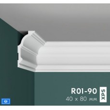 Плинтус потолочный  R 01-90 (80*40мм)