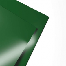 Лист оцинк Poliester RAL 6005  0,35мм (1,25м*2,0м) 1шт=2,5м2 в пленке
