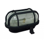 Светильник Oval/ПСХ  60 черный Е27 60W IP44 стекло/пластик с решеткой SQ0312-0002