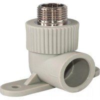ППР Угольник с креплением РН 25*3/4" серый 