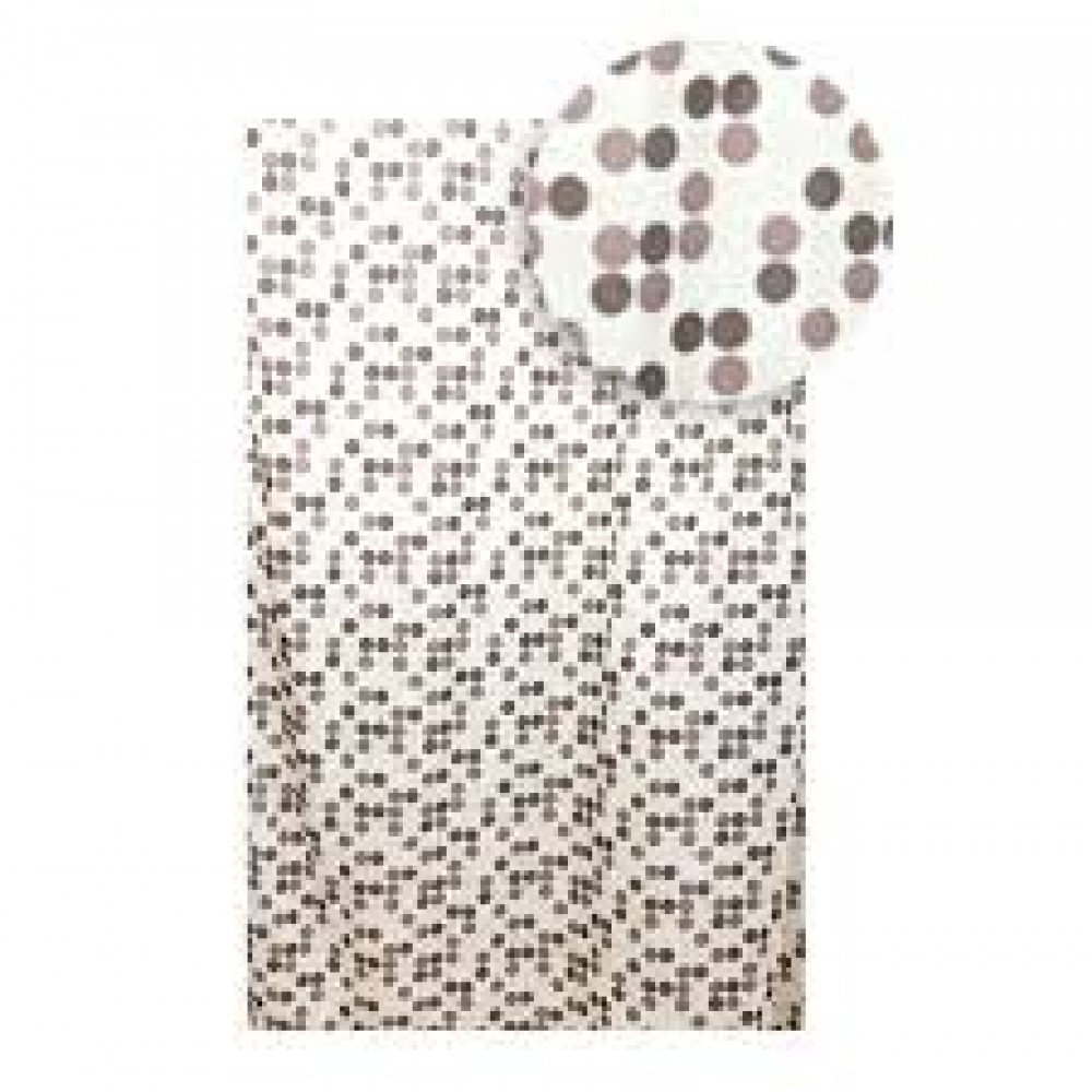 Шторка для ванной 180*200 п/э Кофе Delphinium 12 колец 104092