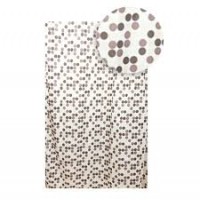 Шторка для ванной 180*200 п/э Кофе Delphinium 12 колец 104092